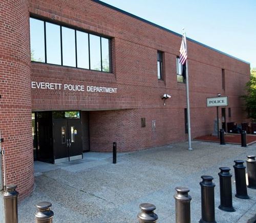 Everett Police Department front entrance