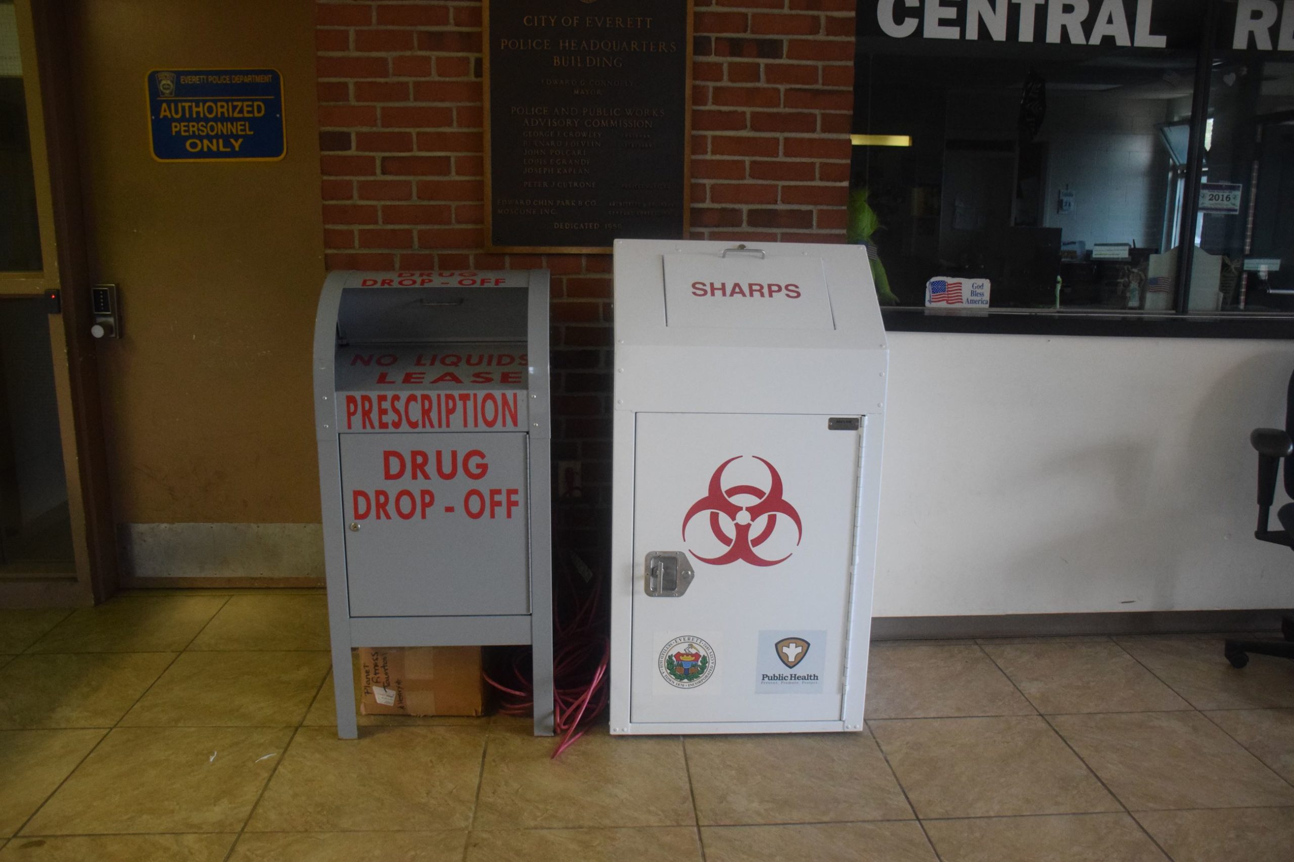Drug Drop box and Sharps collection