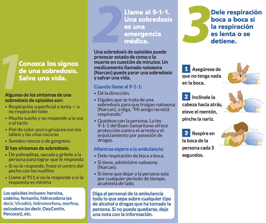 Spanish overdose steps 2