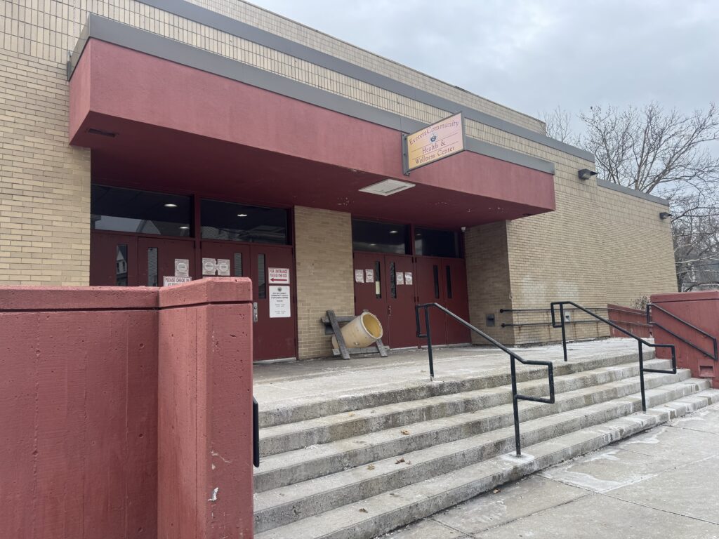 Door to the Everett Wellness center