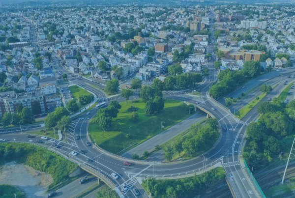 Aerial view of Everett