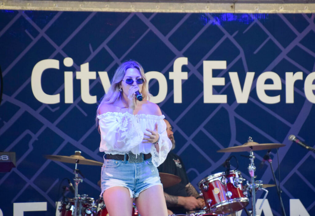 Whiskey-6 performs on stage at Celebration
