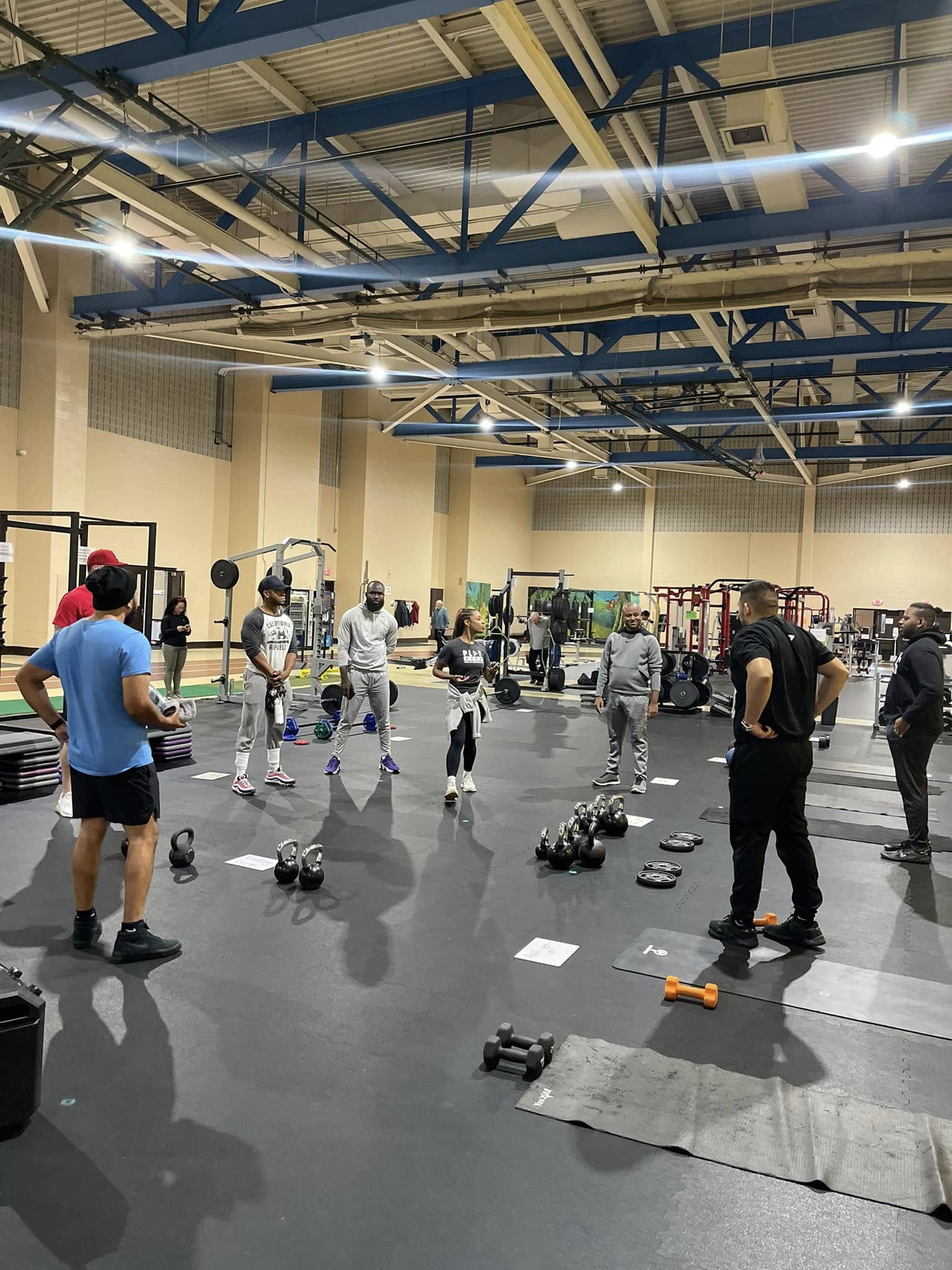 Local Everett Residents Working Out at the Wellness Center in the Old High School