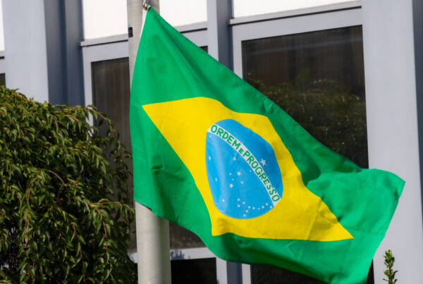 Brazilian Flag at City Hall